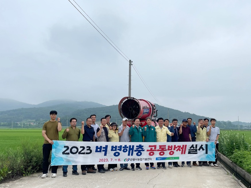 0724-3 안동시  벼 병해충 드론 활용 공동방제 ‘호응 커’ (1).jpg